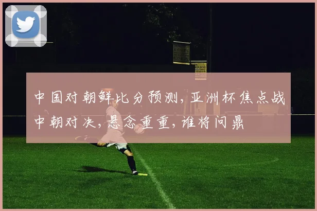 中国对朝鲜比分预测,亚洲杯焦点战中朝对决,悬念重重,谁将问鼎